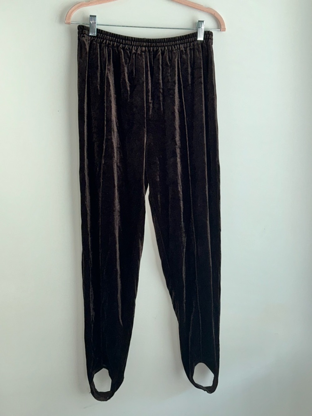 Vintage Stirrup Pants in Dark Brown Size M/L